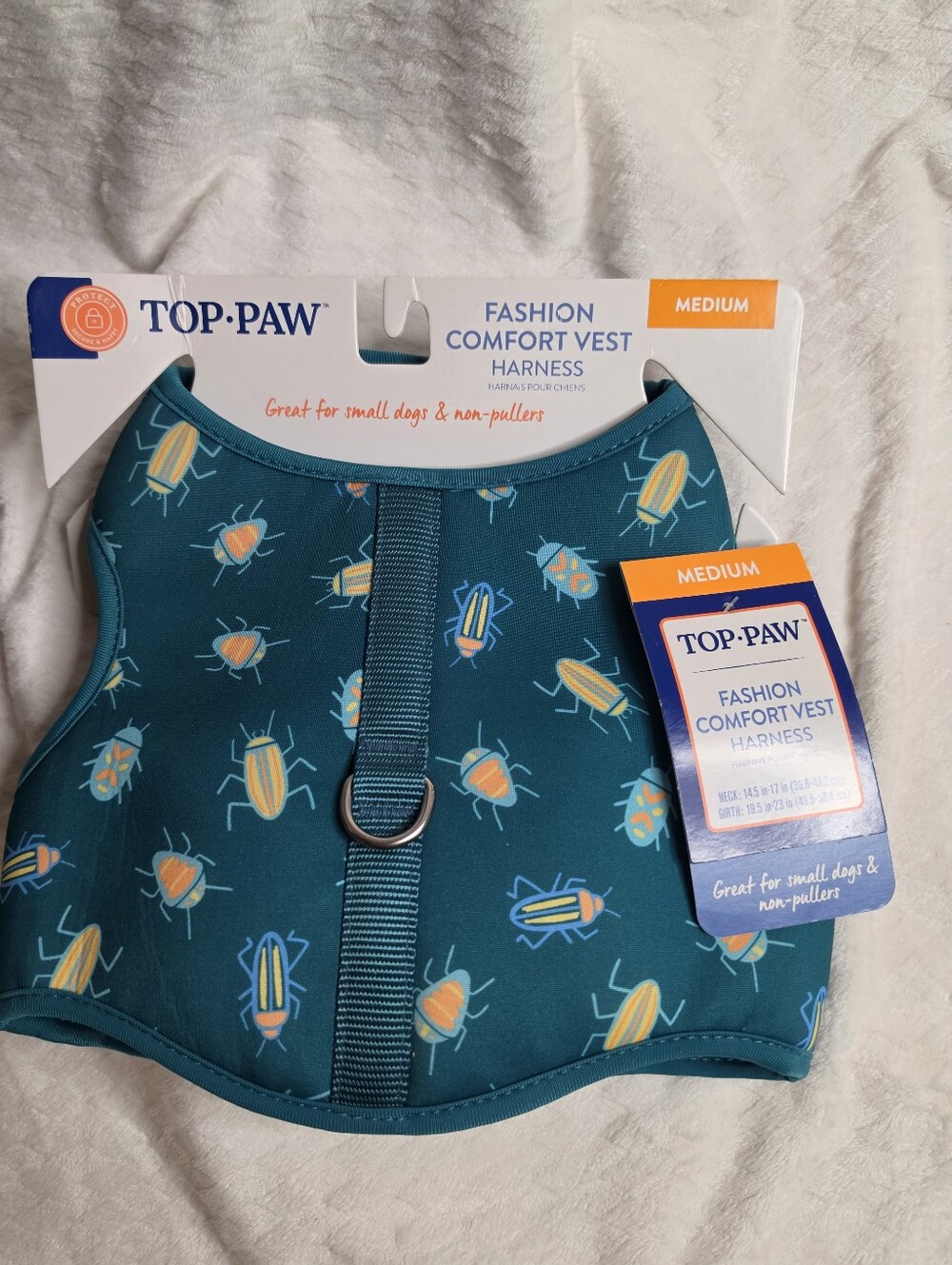NEW TOP PAW SOFT COMFORT VEST DOG HARNESS SIZE Medium